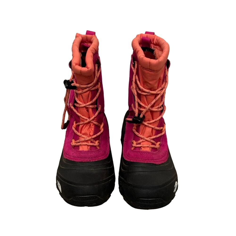 The North Face Kids Pink and Black Snow Boots
